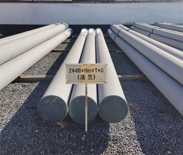 萧山430×15米×T×G砼电力电杆